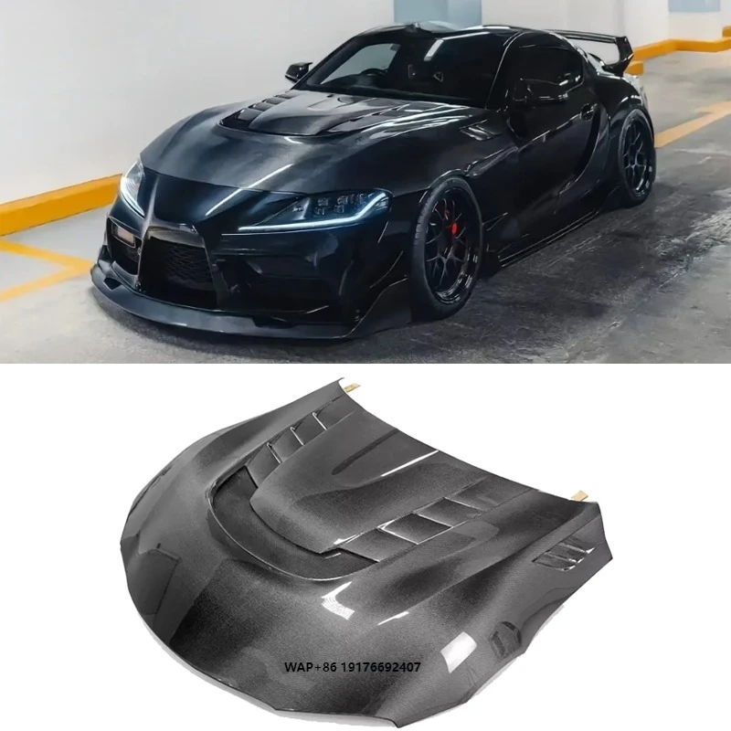 

For Supra A90 2019-2020 High Quality Carbon Fiber VAR Front Hood Front Bonnet Engine Cover
