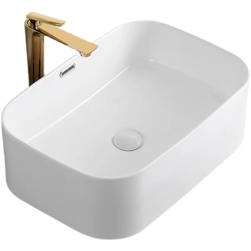 

Deepen the basin on the platform, household toilet washbasin, balcony, ceramic, splash-proof