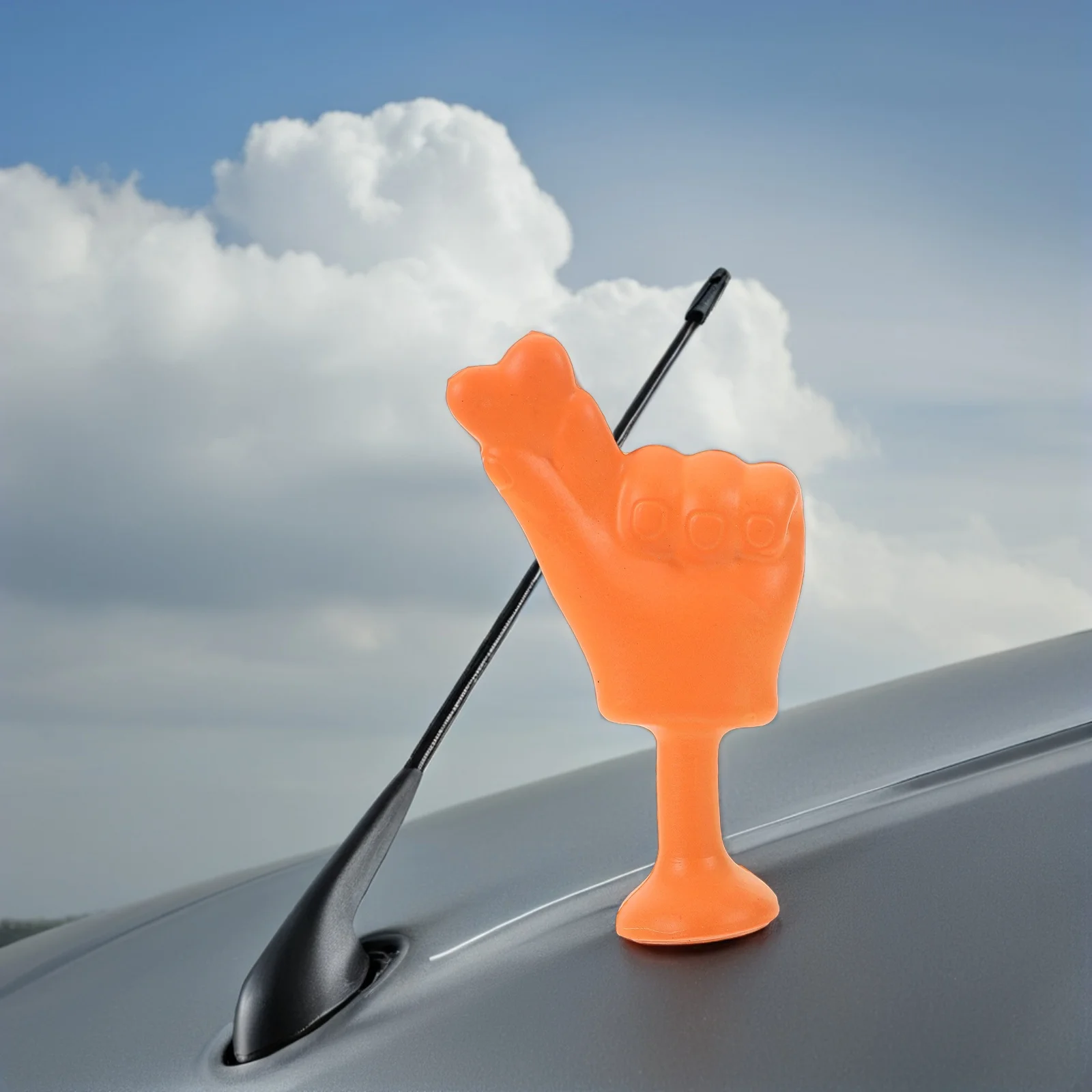 

Heart Hands Car Roof Decoration Unique Cartoonish Design Durable Material Easy Installation Vehicle Accessory Vehicles Accessory