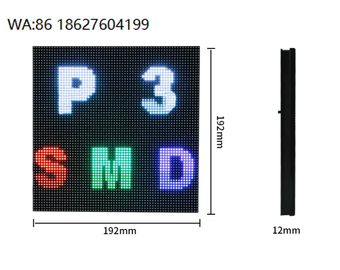 Digital Signage Advertising Display Rgb Outdoor P3mm Commercial Advertising Digital Screen Panels P3 Led Modules
