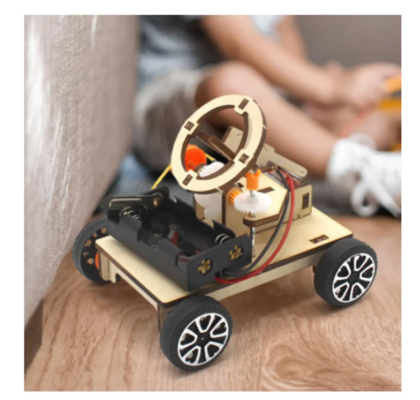 DIY Battlefield Radar Car Model Children's Puzzle Science Experiment Model Fashionable Learning & Puzzle Toy Student Gift