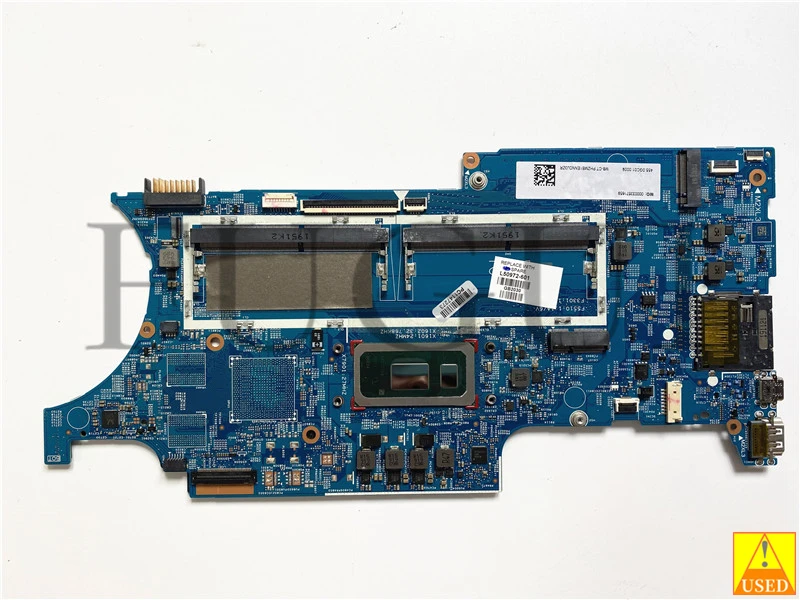 USADO Laptop Motherboard 18741-1 L50972-601 PARA HP X360 13-DQ COM SRFFX i5-8265U CPU Totalmente Testado 100% Trabalho