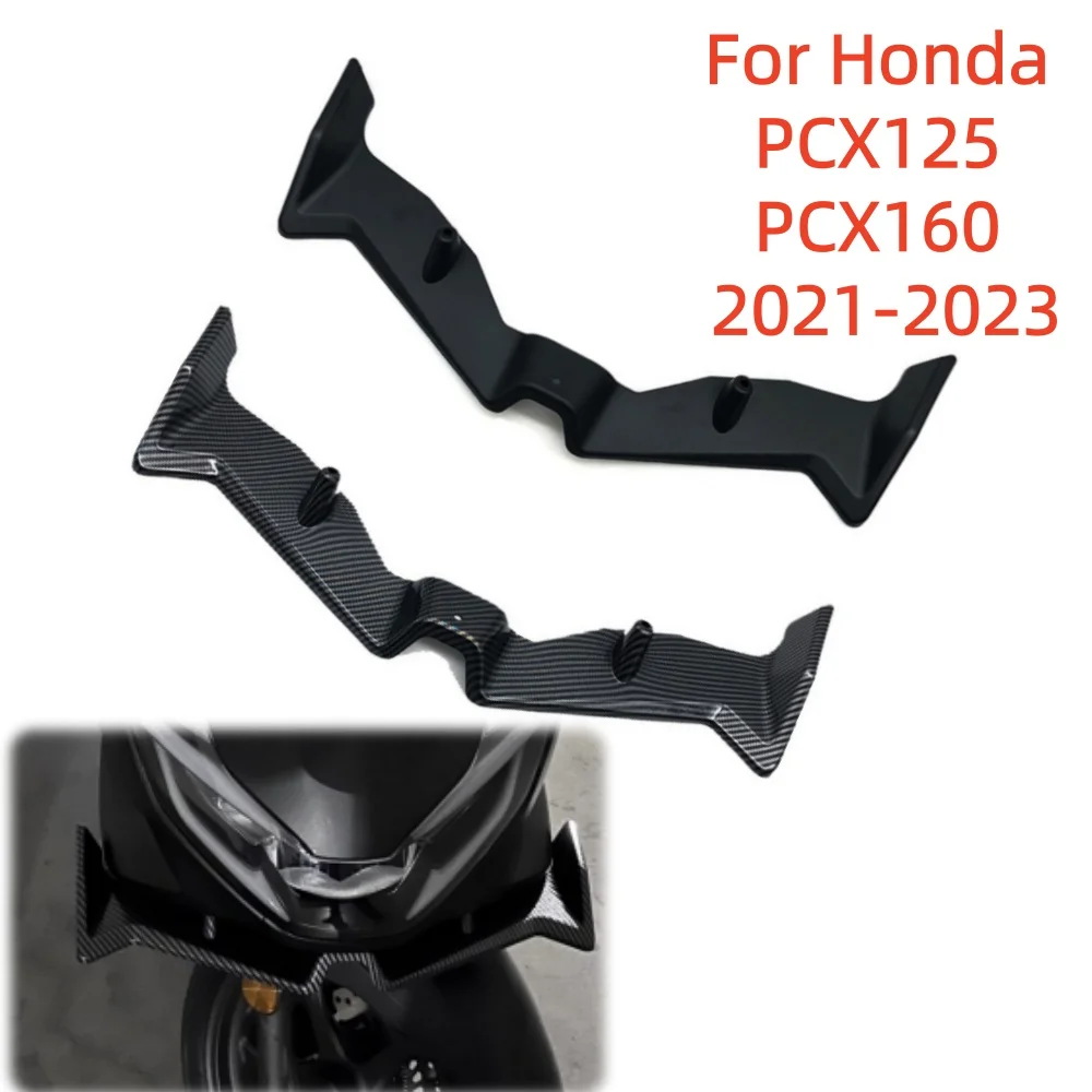 

Motorcycle ABS Front Fairing Pneumatic Winglets Tip Wing Protector Shell Cover For Honda PCX125 PCX160 PCX 125 160 2021-2023