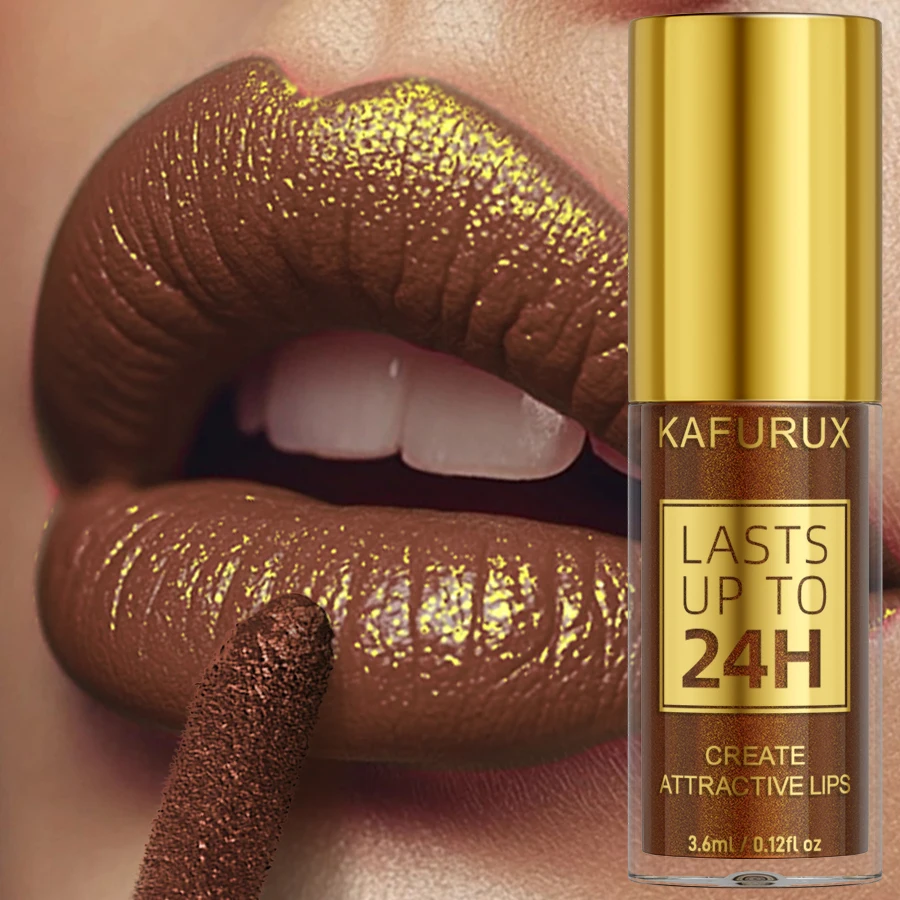 14 kleuren glitter metallic lip glazuur glanzende langdurige lipgloss waterdichte vloeibare lippenstift make-up lipolie lip tint cadeaus voor W