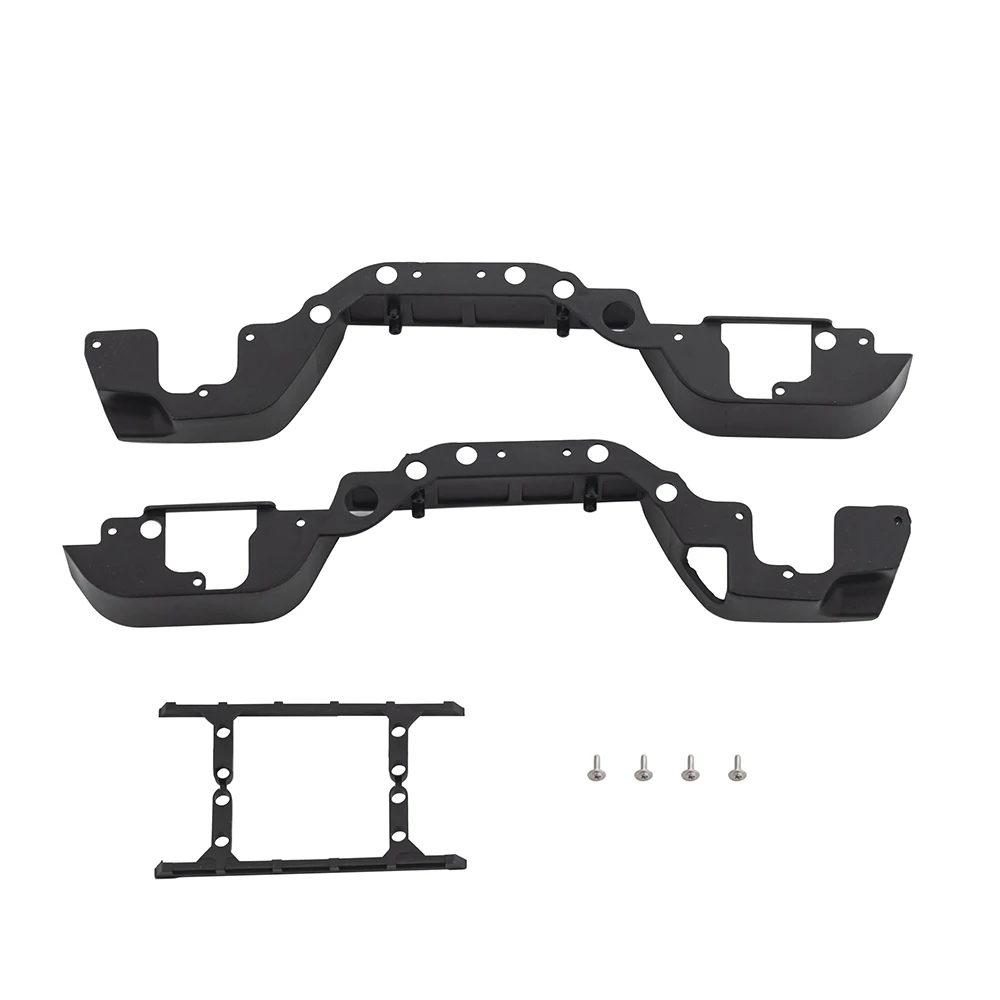 1 Pair Black Plastic Mudguards Fender Replacement Upgrade Parts For Axial SCX24 90081 C10 1/24 RC Crawler Car Accessories