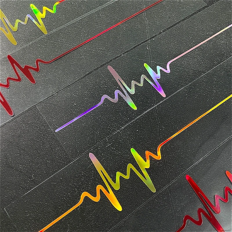 

1 шт., трекпад с сердцебиением, лазерная наклейка на мотоцикл, водостойкий шлем «сделай сам», мотоцикл, топливный бак, окно автомобиля, виниловые наклейки, украшение
