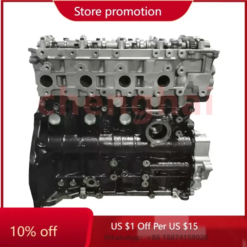 

Ujoin 1kd 2kd engine half Assembly Turbo Diesel 2KD-FTV Engine Assembly For Toyota Hilux Hiace 4Runner Land Cruiser