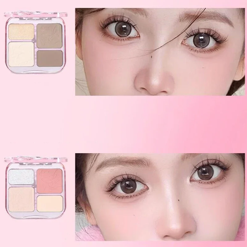 Set per trucco VEECCI Smalto per labbra Contorno e evidenziatore Bronzer in polvere Trucco Vitamina Confezione regalo Kit da 9 pezzi