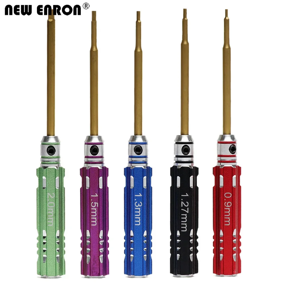 Meta 0.9/1.27/1.3/1.5/2.0mm Hexagon Screwdriver Screw Driver Tool Kit for 1/24 Axial SCX24 Traxxas Tamiya RC Car Mini