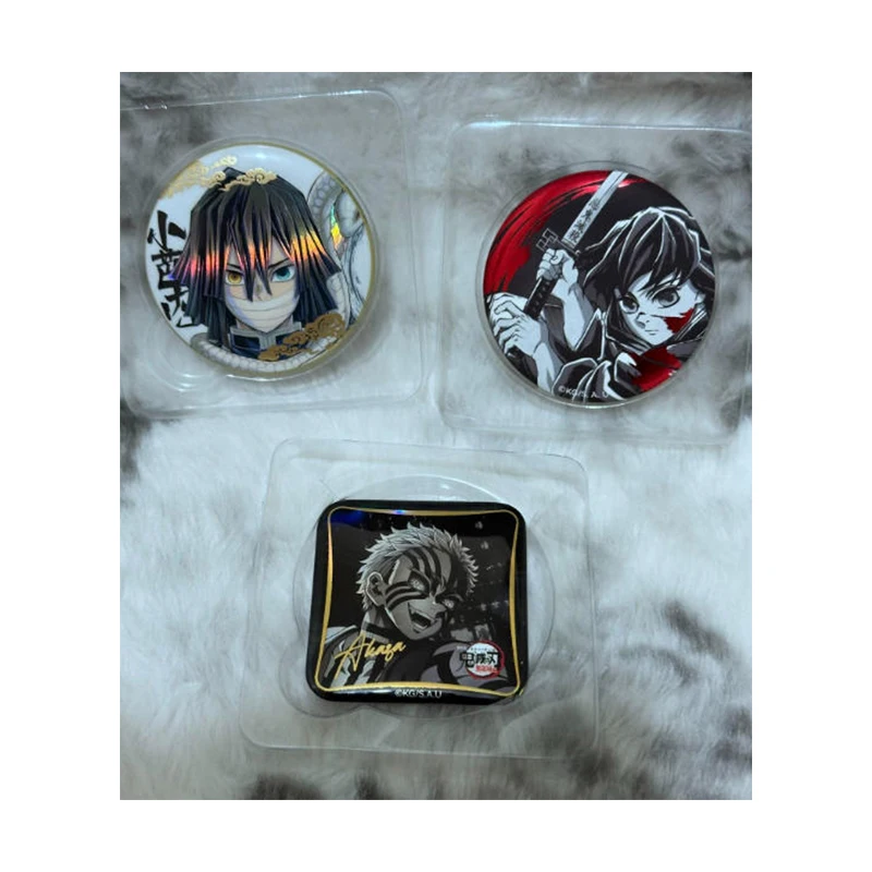 Anime Demon Slayer Kamado Nezuko Shinazugawa Genya Kochou Shinobu Collectible Cards Christmas Birthday Gifts Children's Toys