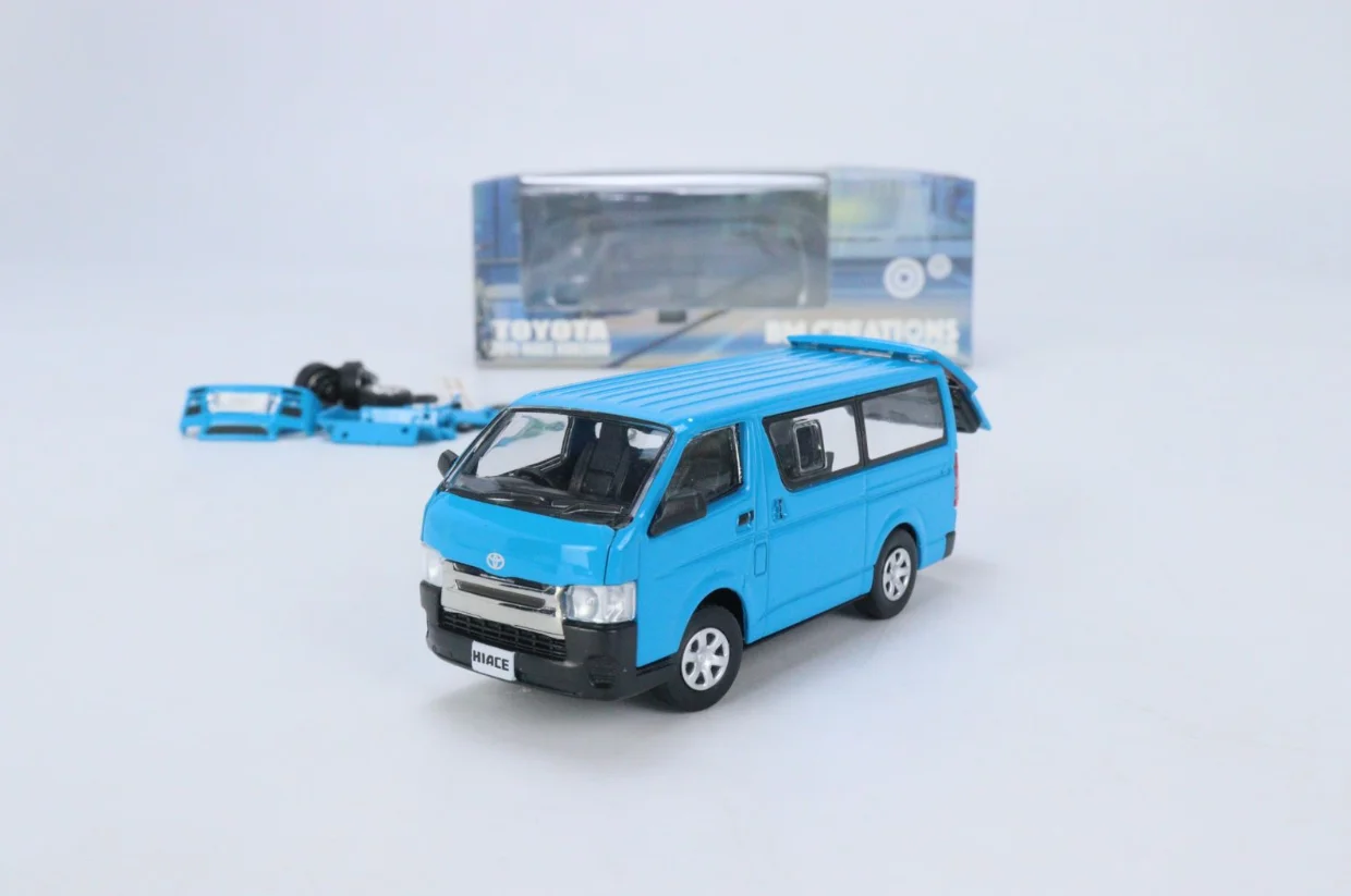 Diecast BM 1:64 Scale Toyota Hiace KDH200V Alloy Car Model