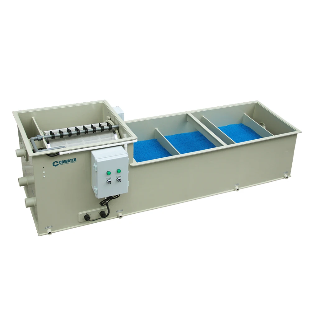 

Compact Fish Pond Filter UV Light Drum Filter Koi Pond Biomaterial Chamber 220 Volt Pump Motor Basic Core Components