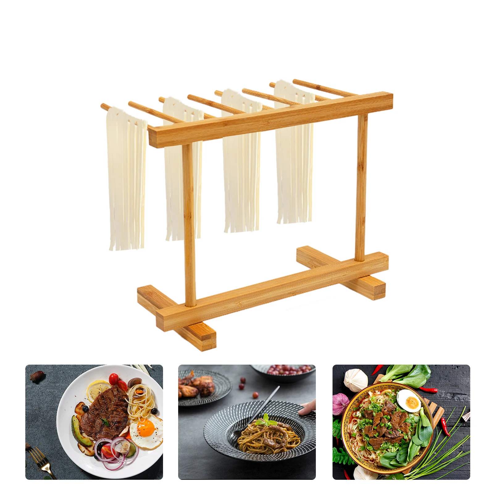 Collapsible Pasta Drying Rack Spaghetti Noodle Dryer for Homemade Noodle