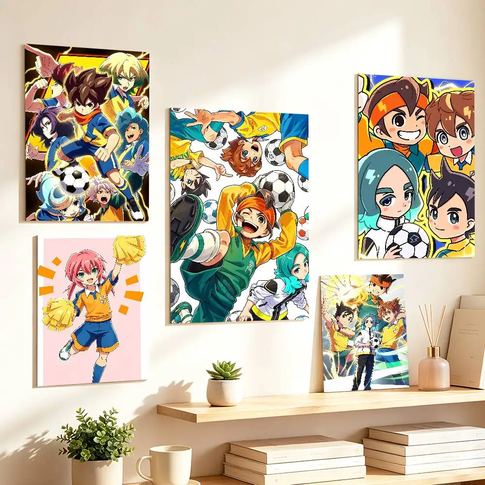 Soccer Anime Inazuma E-Eleven   Poster HD Self Adhesive Waterproof Wall Art Ideal for Home Office Dorm Gift