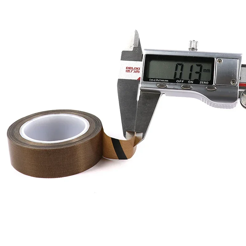 High Temperature Resistance Adhesive Tape Cloth 5~100mm 0.13mm 0.18mm 300 Degree Heat Insulation Sealing Machine PTFE Tape