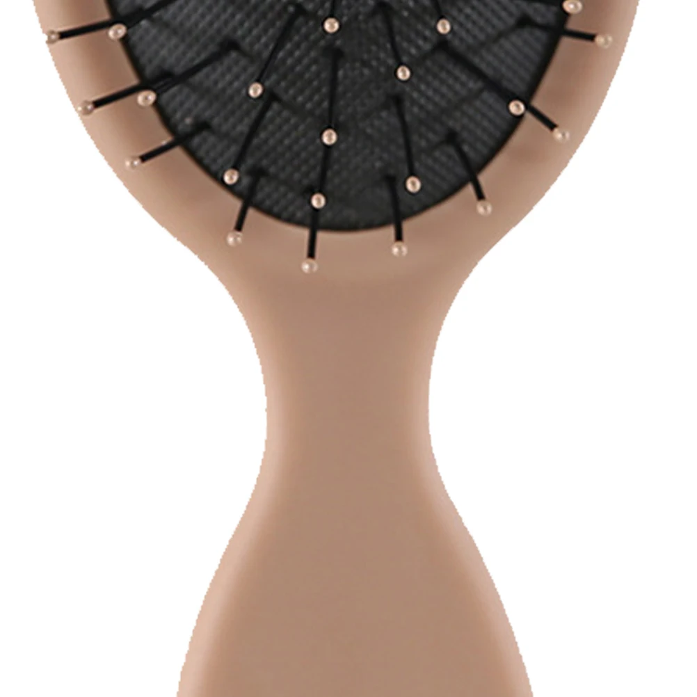 

Light Brown Portable Mini Comb for Hair Salon Enthusiasts Effective Scalp Massage Stimulates Blood Circulation