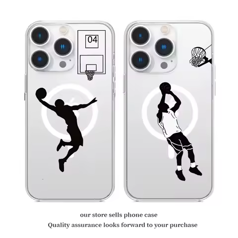 Basketball Player Sport Magsafe Magnetic Phone Case For Samsung Galaxy S25 S24 S23 S22 S21 S20 FE Plus Ultra 5G Soft Clear Cover