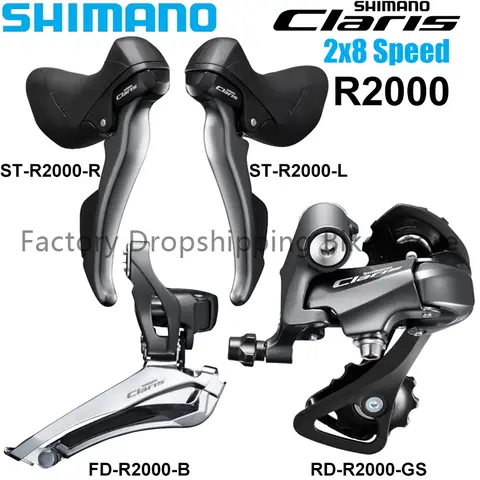 Micronew 3x8 3x9 Växelreglage 3x7 3x10 2x8 2x7 2x9 Växelreglage Cykelväxelreglage 10-växlade växelreglage Landsvägscykel för Shimano 8 best sales Shimano Claris R2000 2x8-växlad - №7