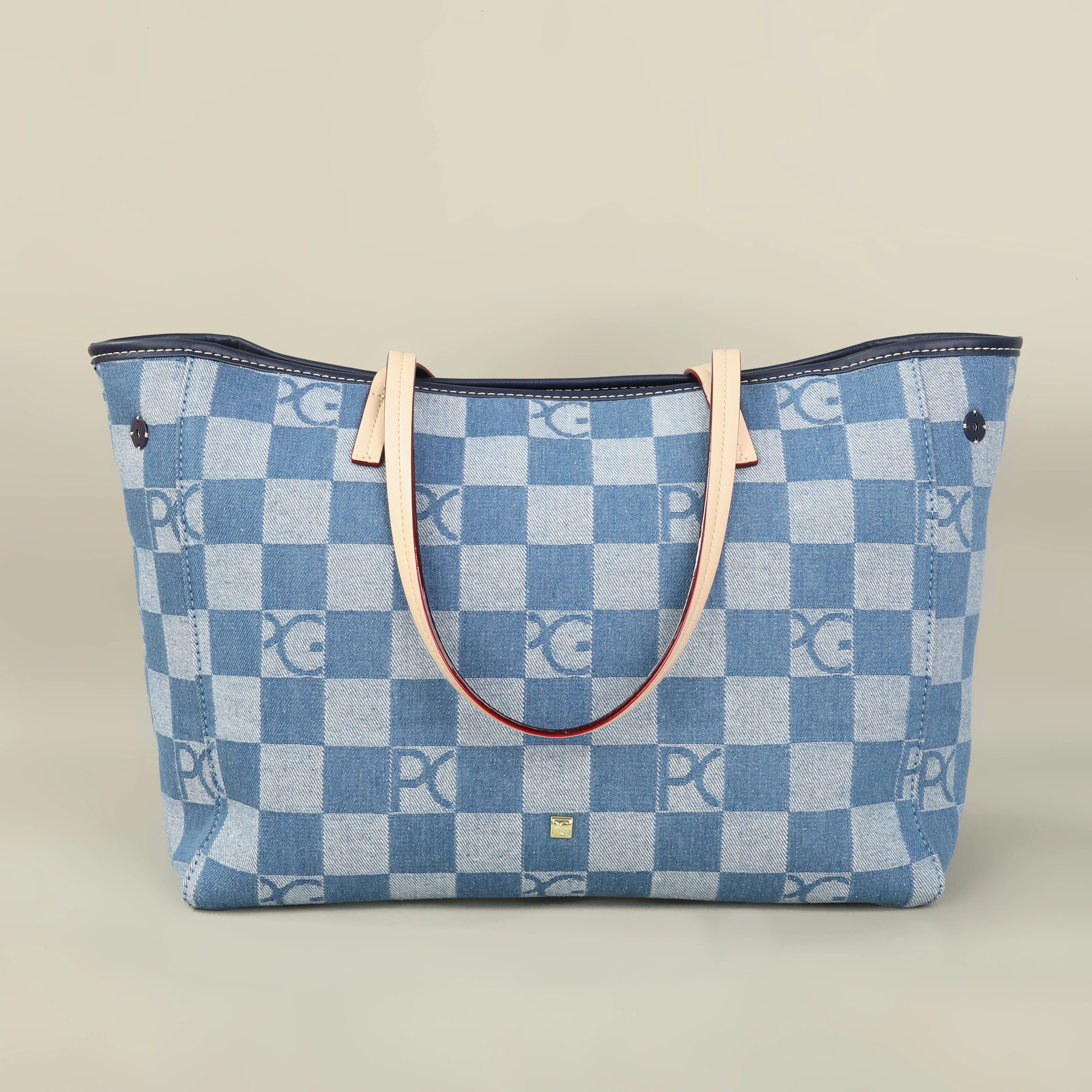 PG Lateinamerikanischer Europäischer Stil Damenhandtasche für den Alltag mit Multi-Cowboy-Splicing-Design, Modische Funktionale Große Kapazität Tragetasche – Detail 22