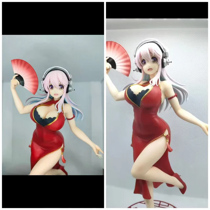 Genuino Furyu Super Sonico la animación Supersonico Trio Try It figura coleccionista de Pvc figura nueva y sin abrir modelo juguete para regalo