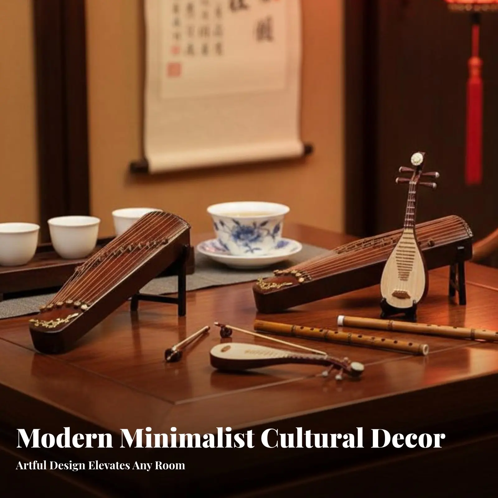 

Non-Playable Instrument Replica Decorative Only Collectible Model Realistic Design Polished Finish for Collectors, Desk, Office