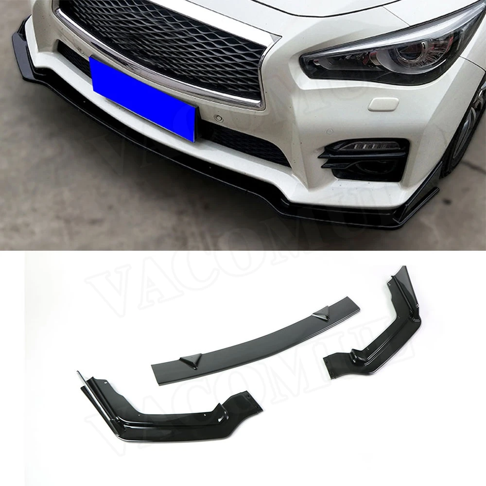 

VACOMUL для Q50 2018, ABS автомобильный передний бампер, спойлер, разветвители для Infiniti Q50S 2014-2019, автозапчасти, лопата для подбородка