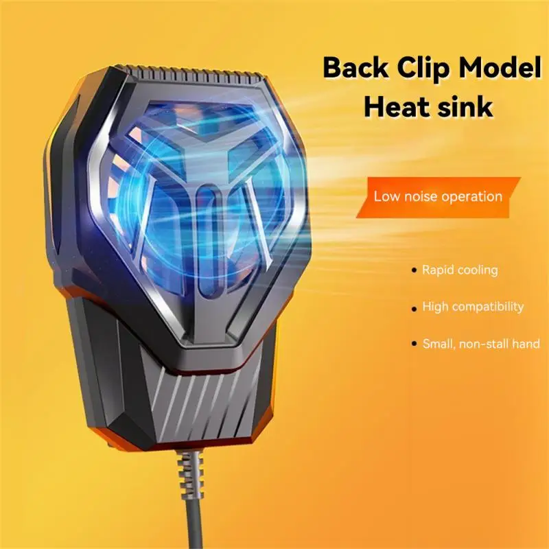 Mobile Phone Radiator Turbo Fan Plastic Mobile Gadgets Phone Game Cooler Phone Back Cooler Portable Mini Mobile Phone Cooler