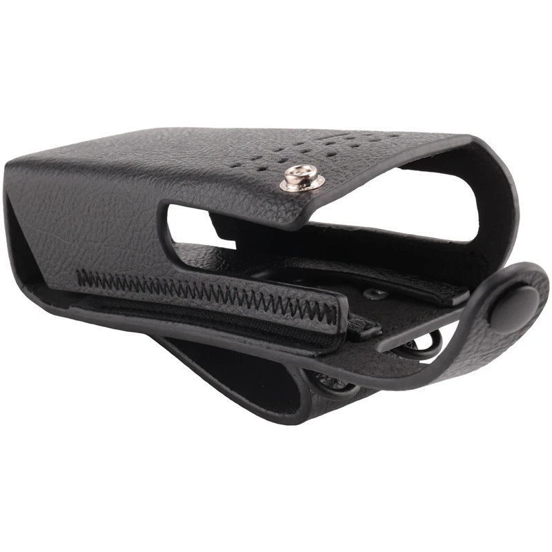 PMLN5839 Walkie Talkie Hard Leather Carry Case For Motorola XPR7000 XPR7350 XPR7350E DGP8050 DP4400 DP4401 Radio Easy Install