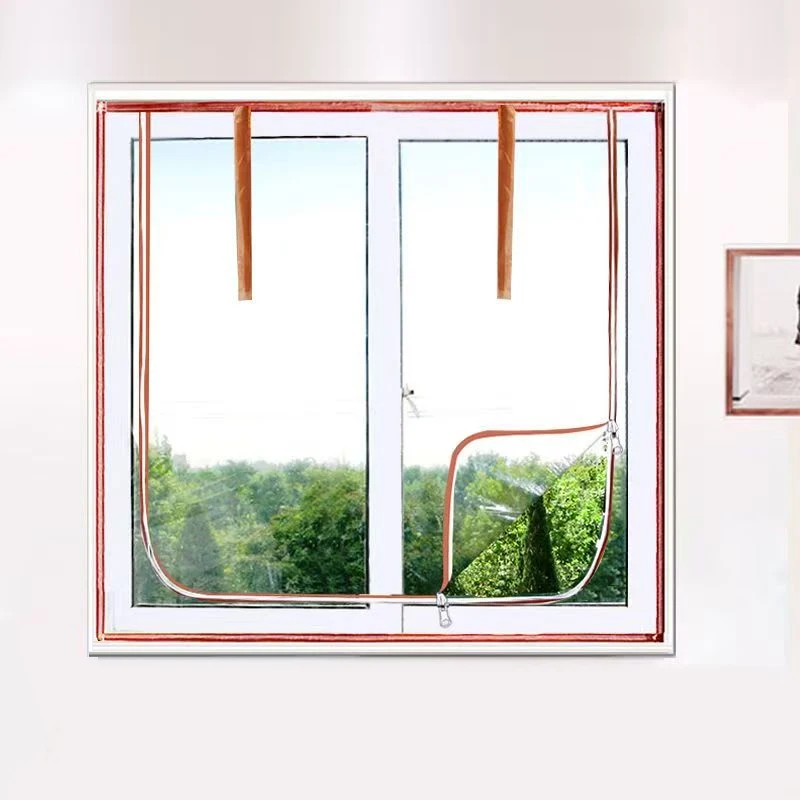 

U-shaped，New style Winter window windproof and warm film sealing plastic cloth,windproof curtains,cold insulation and antifreeze