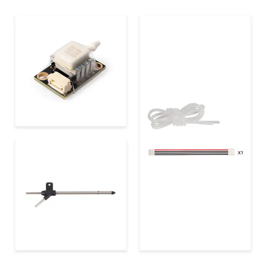 

Цифровой датчик скорости MS4525DO стандартной точности Holybro с трубкой Пито для контроллеров полета Pixhawk Ardupilot