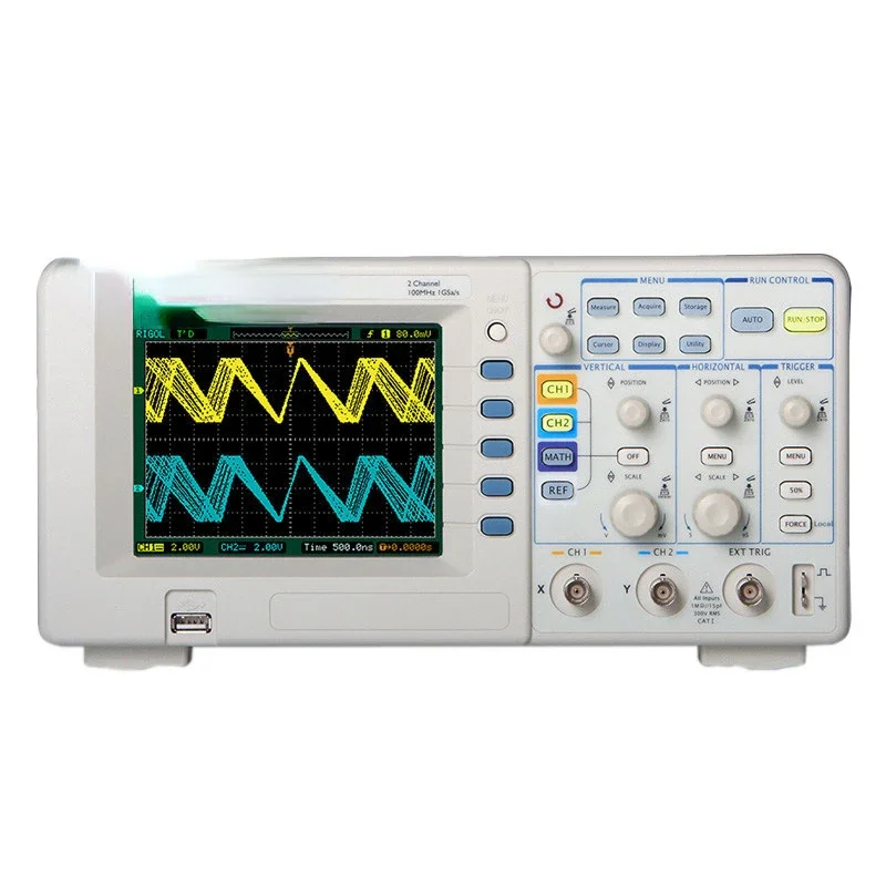 Oscilloscope Ds1102e/Ds1052e Dual-Channel Digital Storage Oscilloscope 50m100m