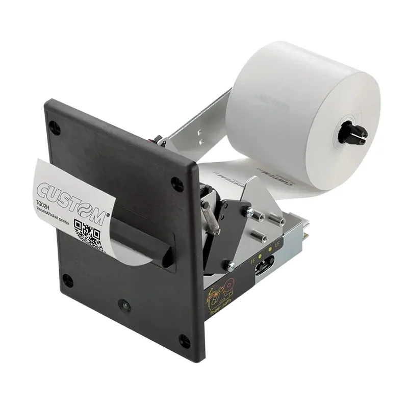 Compact Kiosk Ticket Receipt Thermal Printer CUSTOM TG02H Versatile Ticket Printer