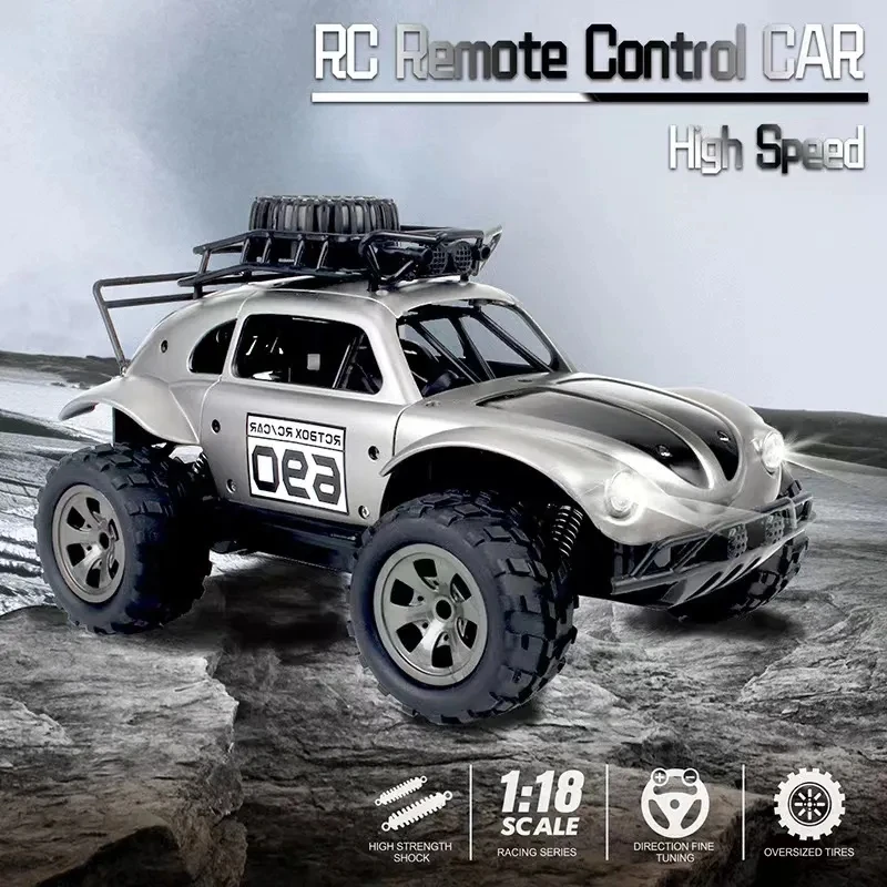 RC Car1:18 2.4G 4-kanałowe podwójne silniki samochodowe RC napędzają samochód Bigfoot zdalnie sterowanym samochodowym Model Off-Road