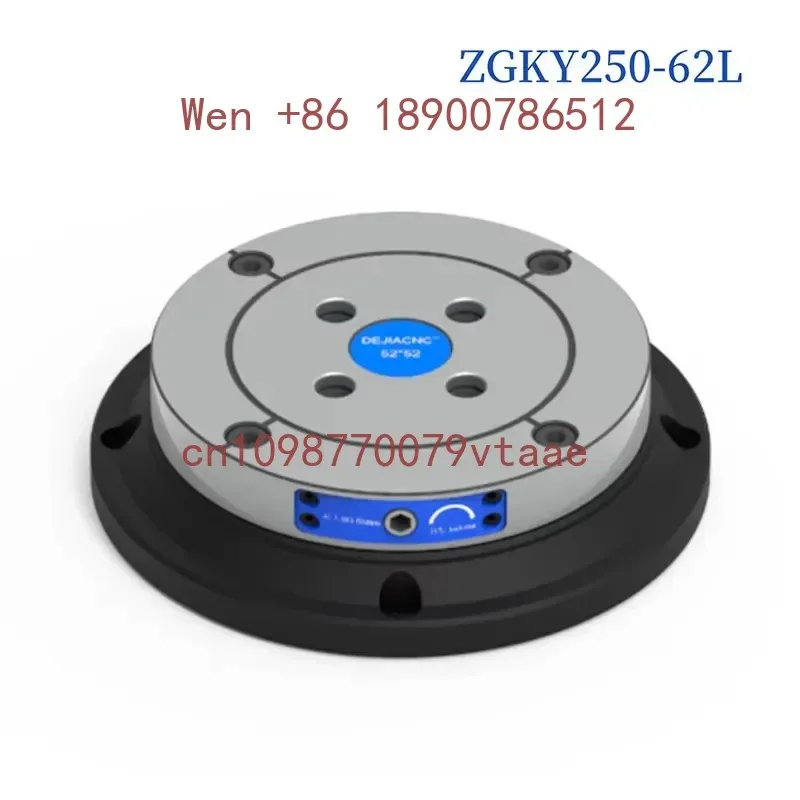 ZGKY250-62L Zero Point Quick Change Riser Plate for Milling 52mm Pull Stud Hole Space High Accuracy High Stability Quick
