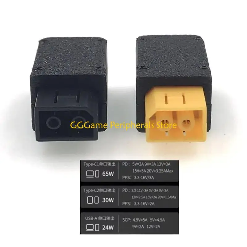 

U55B Lightweight Type C Power Adapter Game Console Adapter Fast Speed Charging Replacement for Accessories