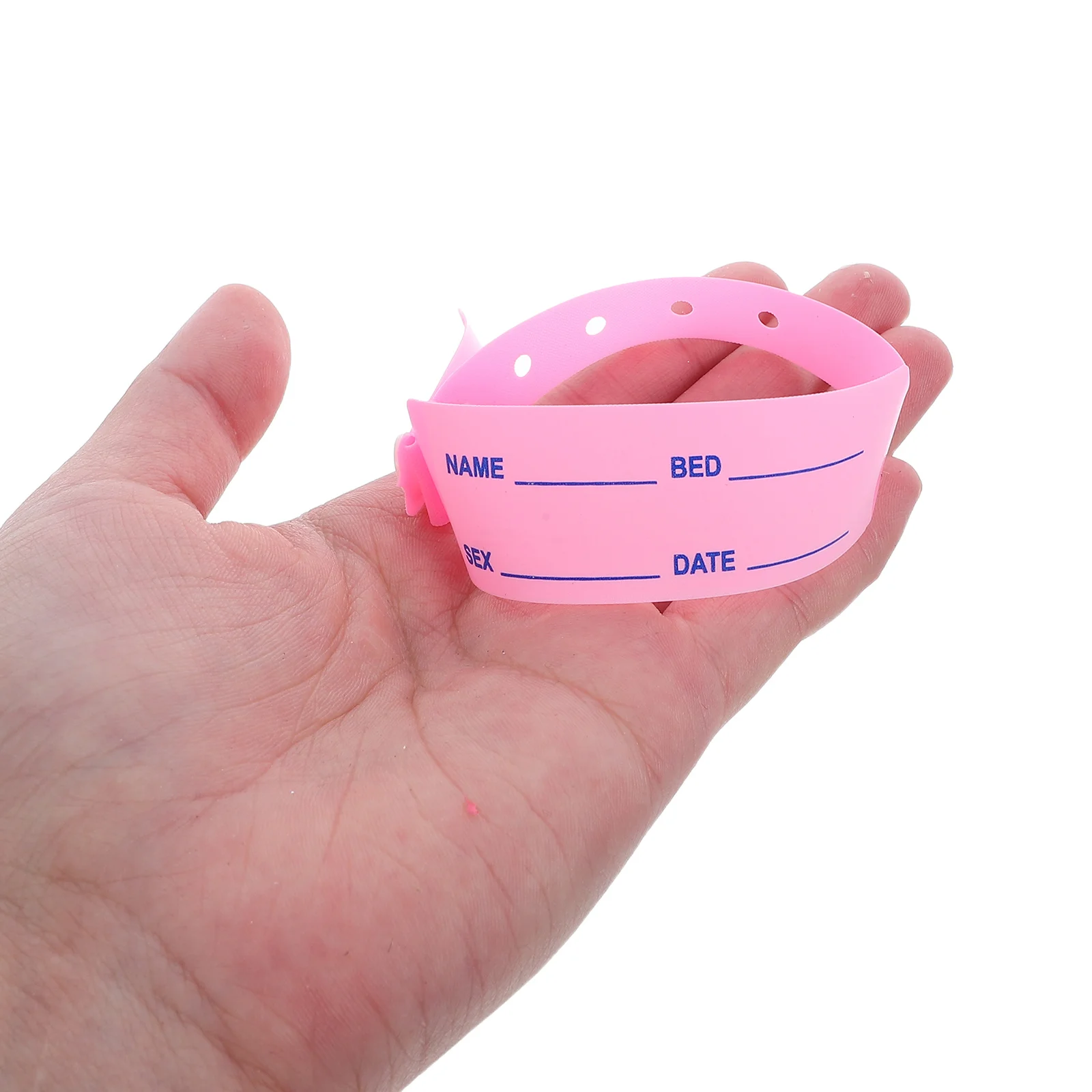 

100Pcs Identification Wristbands Medical Id Bracelets Disposable Plastic Hospital Patient Admission Comfortable Nursing