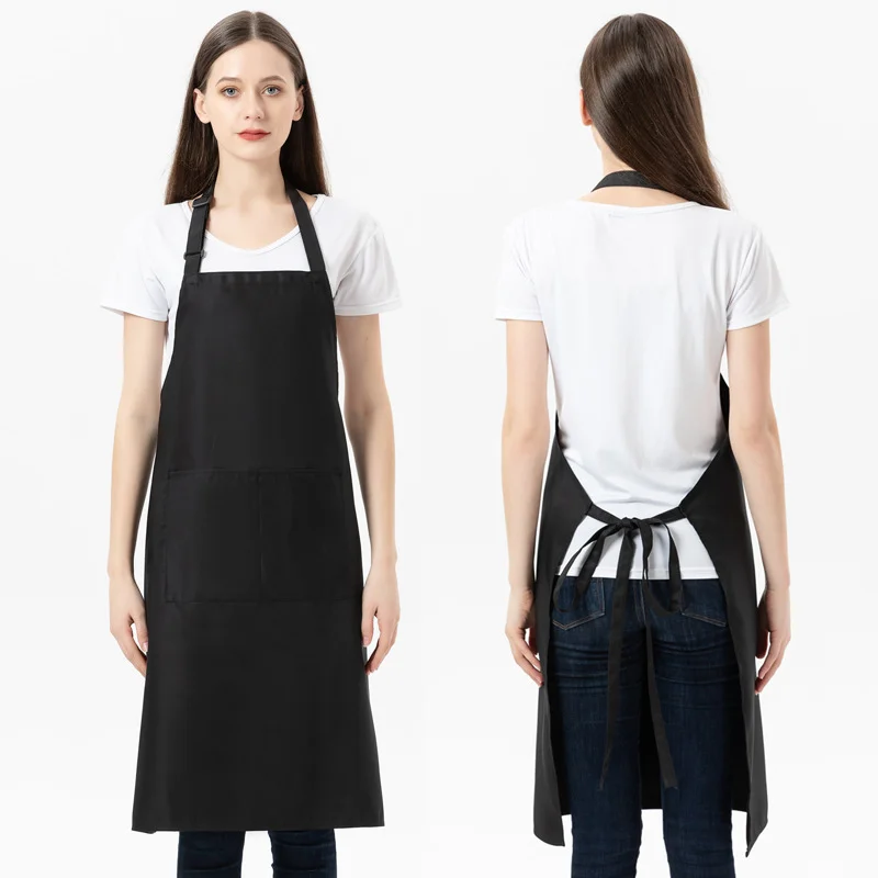 Kitchen Aprons Professional Men Women Work Apron Waterproof Cafes Nail Beauty Hair Cutting Salon Uniform Grill Garden Waiter Bib