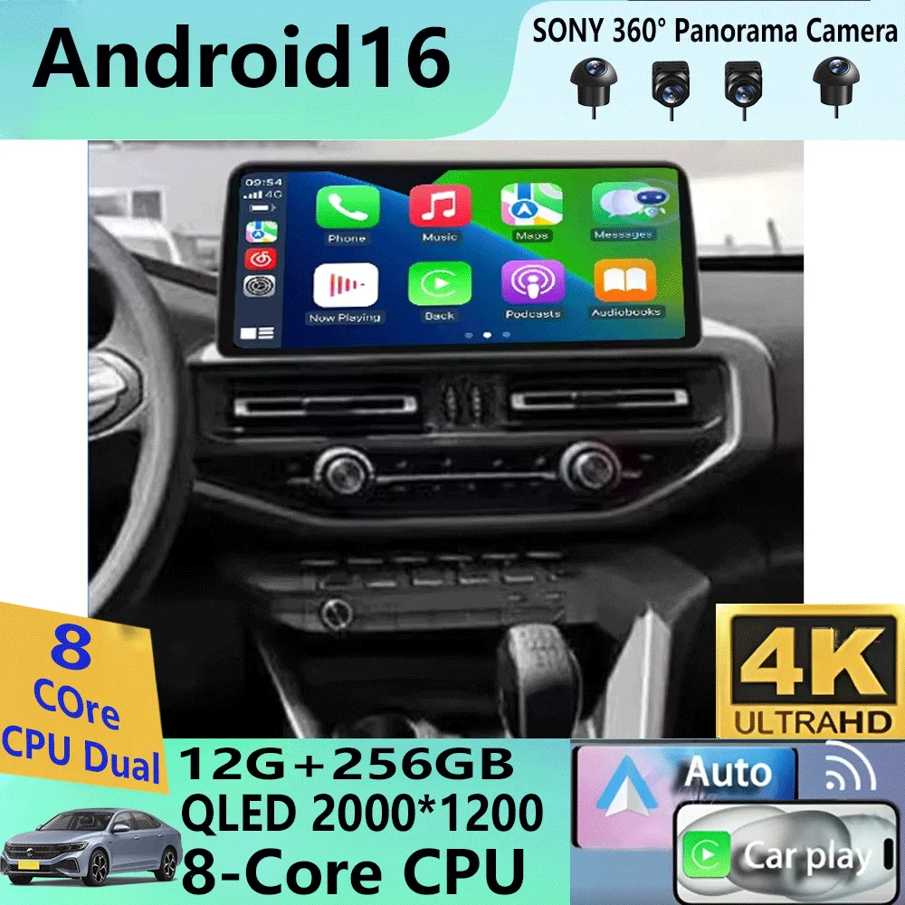 12.3 Android 16 ch For Changan Hunter F70 2019-2021 Car Radio Player 4G Navigation GPS Octa Core 8G+128G Radio Multimedia