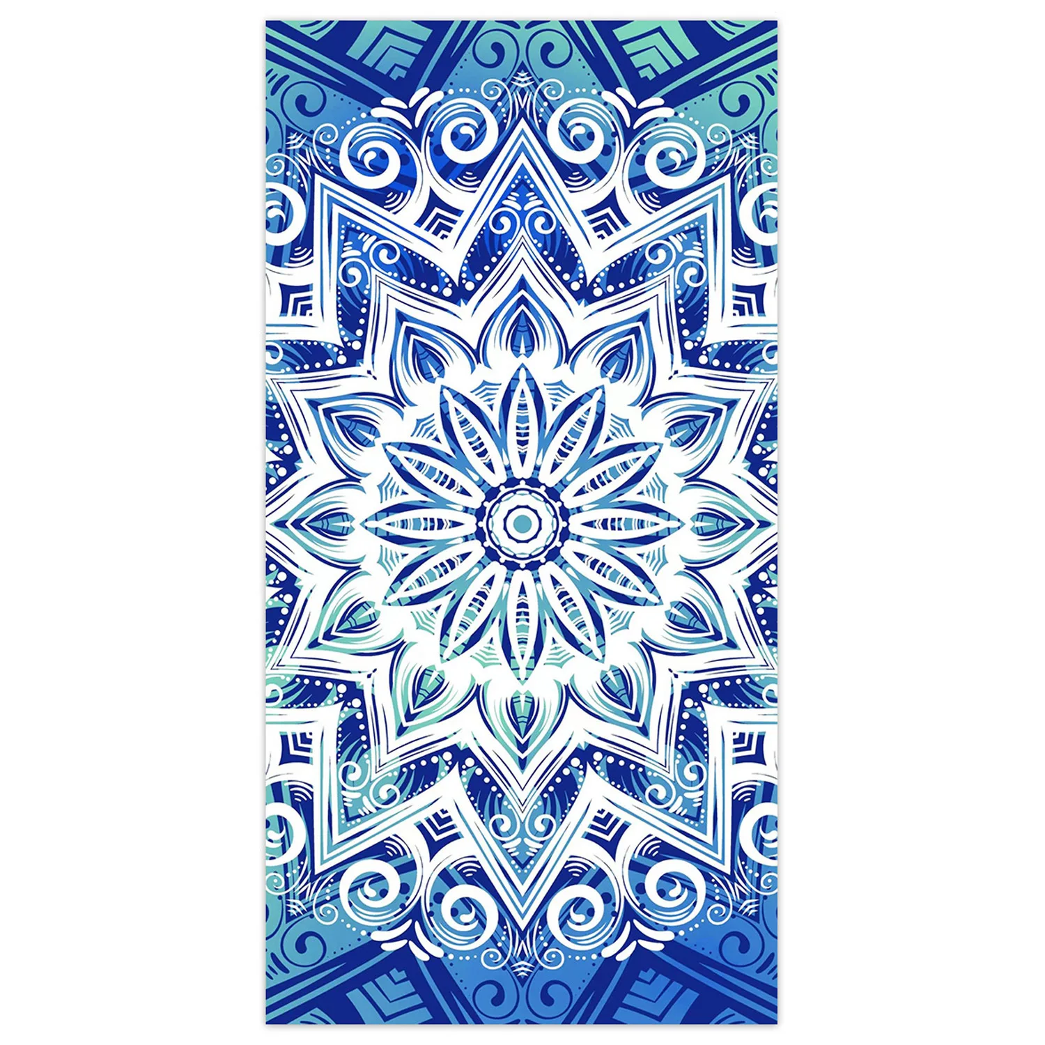 Mandala Beach Towels Bohemian Style Quick Drying Beach Blanket Water Absorption Breathable Thick Towel For Beach Vacation