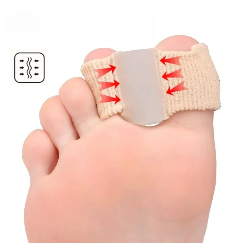 New Silicone Two Toe Separator Adjuster Effective Thumb Finger Correction Straightener Feet Bone Thumb Adjuster Foot Care Tool