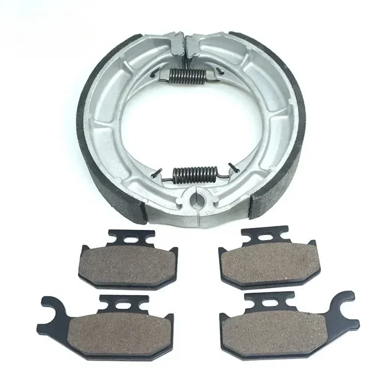 For Suzuki ATV LTA400 LT-A 400 King Quad 2008 2009 Quad Sport 2013 2014 LTF400 Eiger 2008 Front Rear Brake Pads Shoe Kit Set
