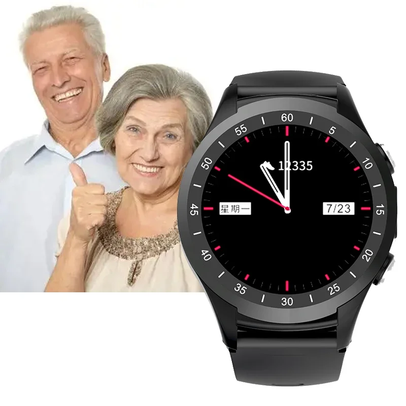 New Elderly EKG Smart Watch Button Health Diabetes Camera Global Positioning System 4g Elderly Smart Watch