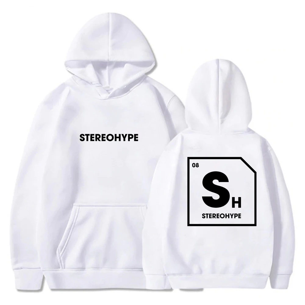 James Hype Stereohype Hoodie Long Sleeve Streetwear Men Women Hooded Sweatshirt Hip Hop Clothes