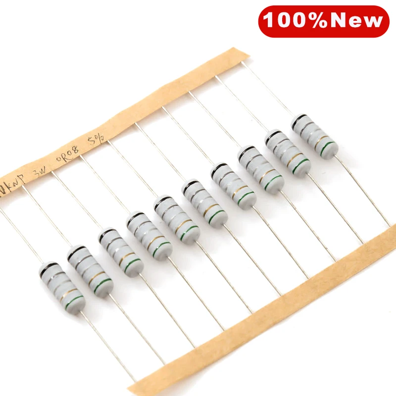 10-100pcs Wire Fuse Wirewound Resistor 1/4W 0.5W 1W 2W 3W 10Ω 20 22 33 39 47 51 68ohms 100R 10R 20R 22R 33R Ohm  Fuse Resistance