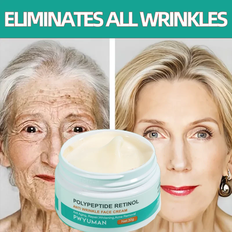 Retinol Remove Wrinkles Face Cream Anti-Aging Lifting Firming Fade Fine Lines Improve Dullness Whitening Nourishing Skin Care