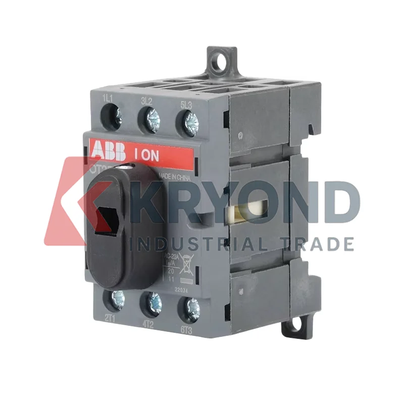 ABB OT16F3 3 Pole 16A OT Series Isolator مفتاح فصل أمان مدمج للوحة التحكم وعزل الطاقة الصناعية #2