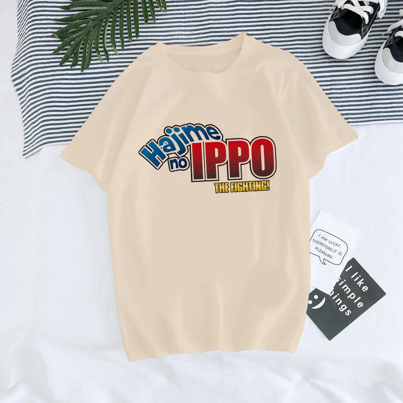 Japanese Anime Hip Hop Tee Top Hajime No Ippo Manga Y2k TShirt Men Women Makunouchi Takamura T-Shirt KGB Harajuku Tshirt Clothes