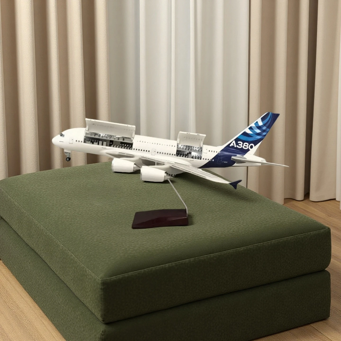 

Airbus Prototype A380 Model Resin For 47CM Airlines Aircraft Collections and Displays Collected Gift By Aviation Home Decor