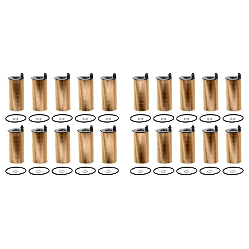 

A48P-11428575211 Engine Oil Filter Kit For BMW X3 X4 X5 X6 G01 2017-2022 Xdrive 20D 20I 25I 28I, 20PCS