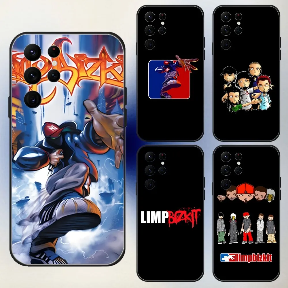 L-Limp Bizkit Hold On Band  Phone Case For Samsung S24,23,22,30,21,10,9,Ultra,Plus,Lite,FE,5G Black Soft Case